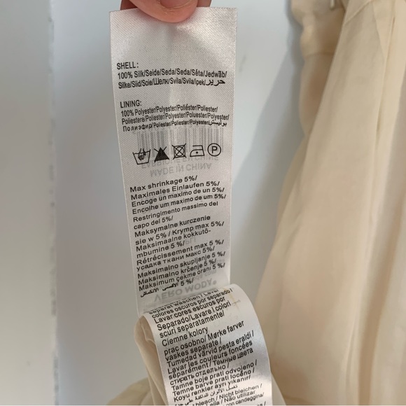 Y2K VERA MODA FLOWY BUBBLE  WHITE MINI DRESS - Picture 8 of 9